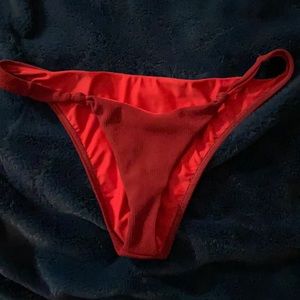 Maroon & red bathing suit